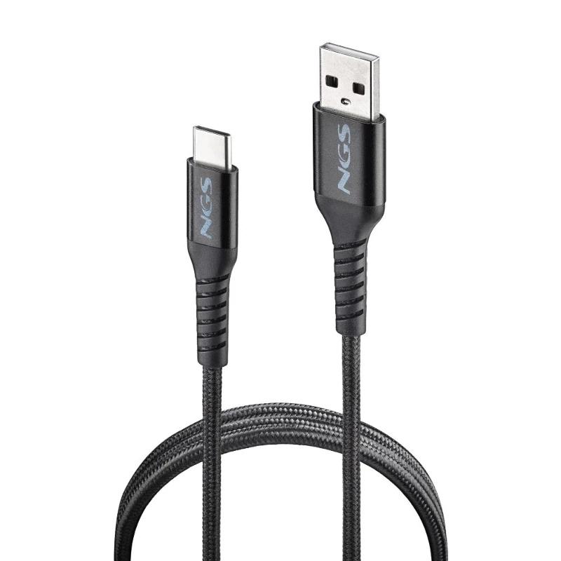 NGS CABLE CARGA RAPIDA USB A-USB-C 2,01 MT 480BPS