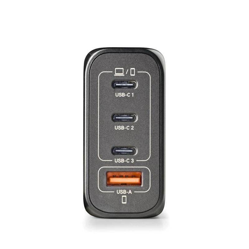NGS CARGADOR ULTRARAPIDO140W 4 PUERTOS 3USB-C 1 US