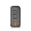 NGS CARGADOR ULTRARAPIDO140W 4 PUERTOS 3USB-C 1 US