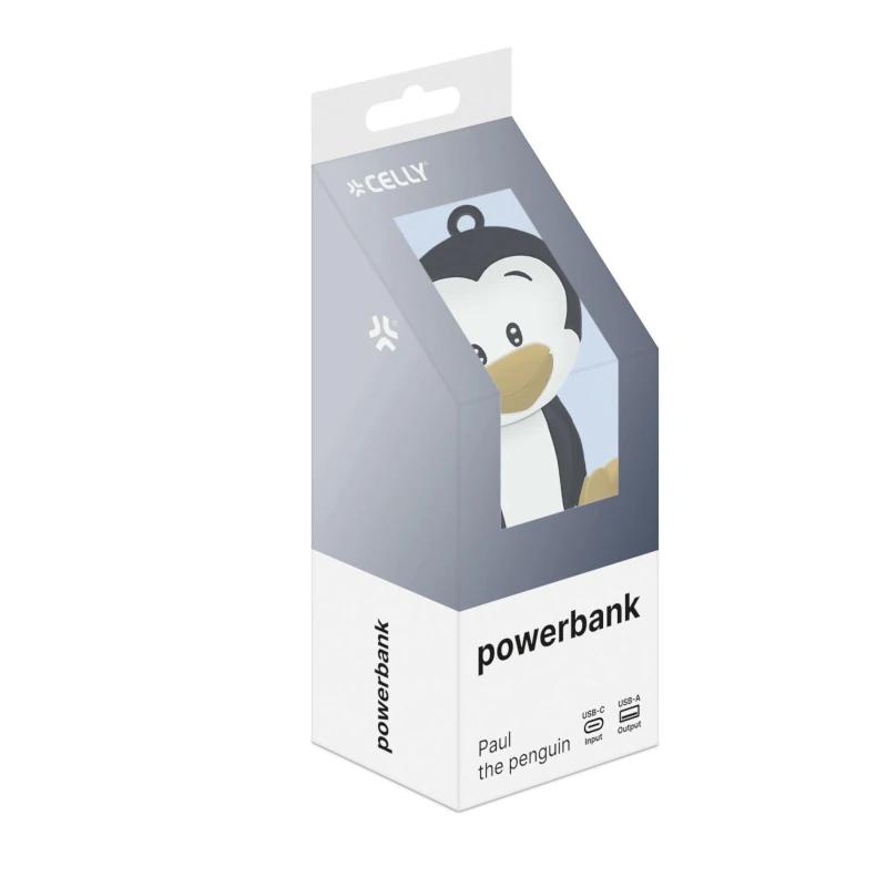 Celly Powerbank Pingüinos 2600 mAh 10w