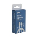 iggual cable USB-A/Lightning 100 cm blanco