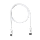 iggual Cable USB-C/USB-C 100 cm blanco Q3.0 3A