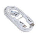 iggual cable USB-C/Lightning 100 cm blanco Q3.0 3A