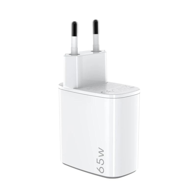 Celly Cargador Gan 1Usb 2Usb-C 65w WH