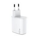 Celly Cargador Gan 1Usb 2Usb-C 65w WH
