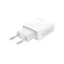 Celly Cargador  1 Usb-C 1 Usb- A 45w