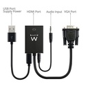 EWENT EW9866 Adaptador Vga/Hdmi con Audio