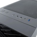 Coolbox Caja Gaming ATX GA300 GRIDLINE Black