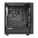 Coolbox Caja Gaming ATX GA300 GRIDLINE Black