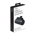 Celly Powerbank Compacta Usb-C 5000 mAh Negra