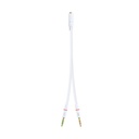 Nanocable Cable Audio Jack 3.5/H 2xJack 3.5/M 20cm