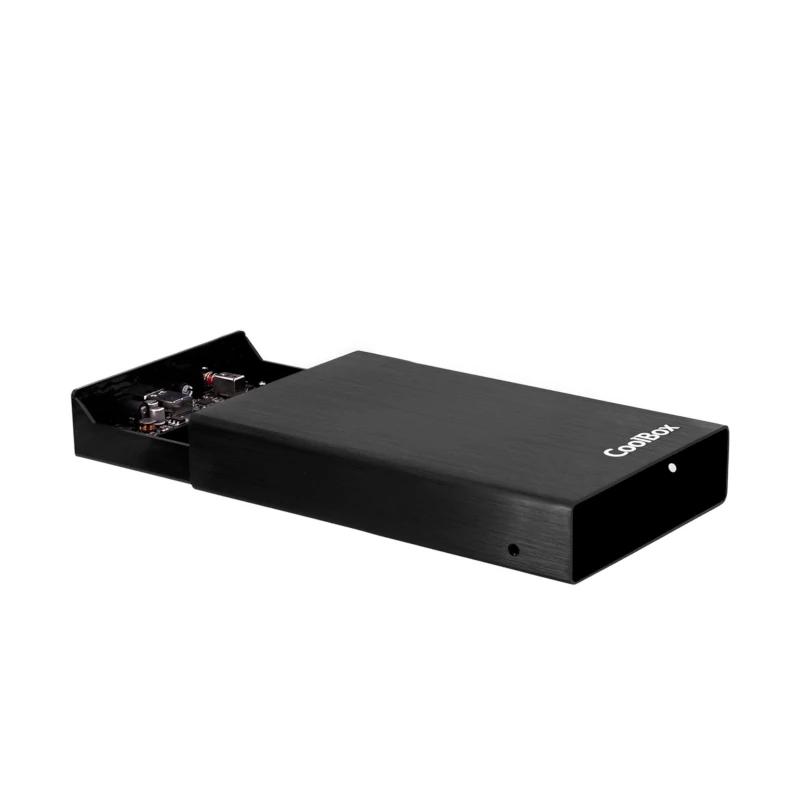 Coolbox Caja HDD 3.5" SCA-3533 USB3.0 Negra Alum