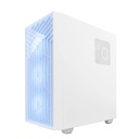 Coolbox Caja Gaming ATX GA300 GRIDLINE White