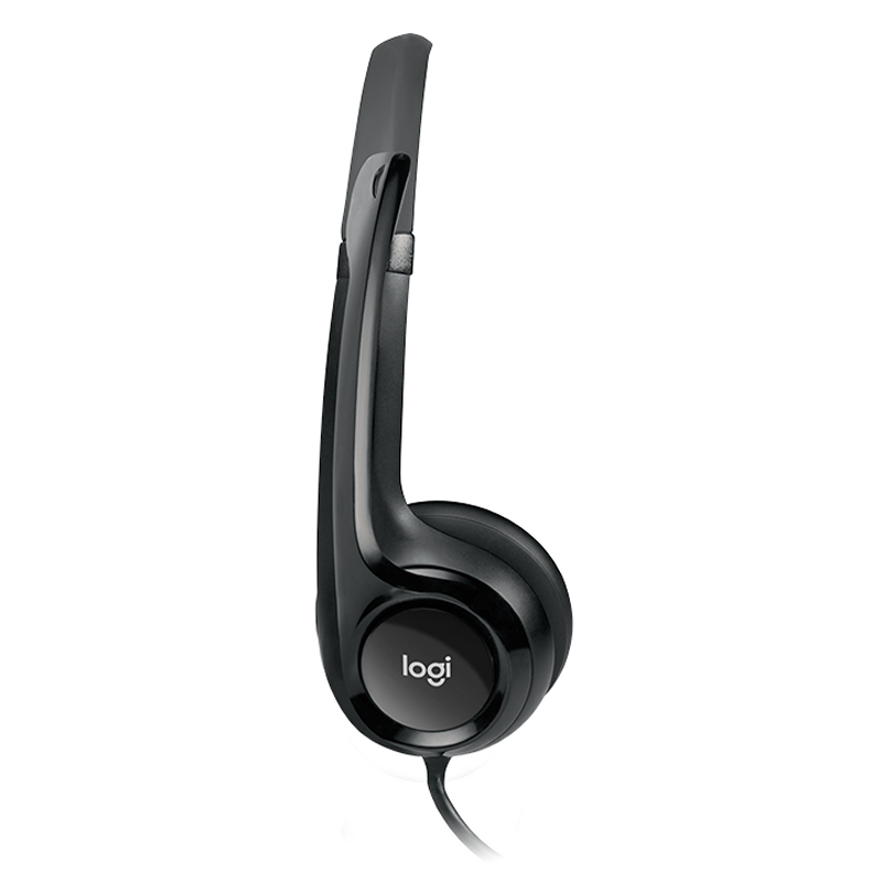 Logitech Auricular+Mic H390 USB Negro
