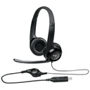 Logitech Auricular+Mic H390 USB Negro