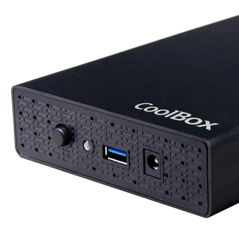 Coolbox Caja HDD 3.5" SCA-3533 USB3.0 Negra Alum