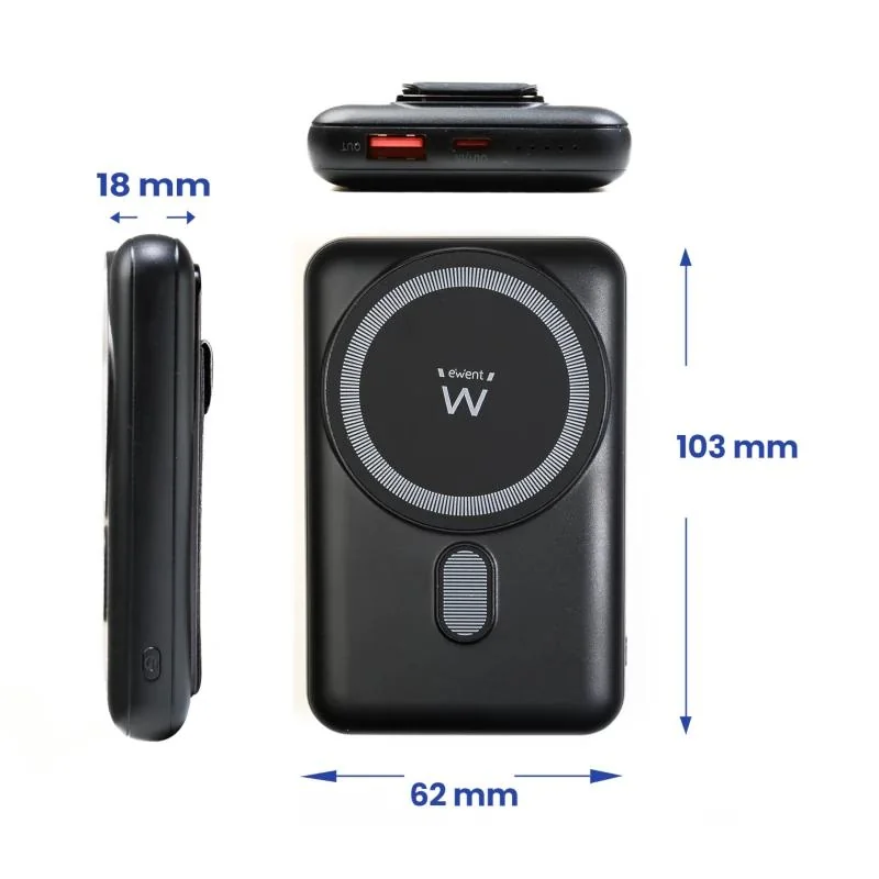 EWENT POWERBANK 10000mAh MagSafe PD 22,5W