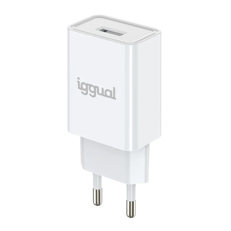 iggual Cargador de pared 1xUSB 5V/2A (10W)