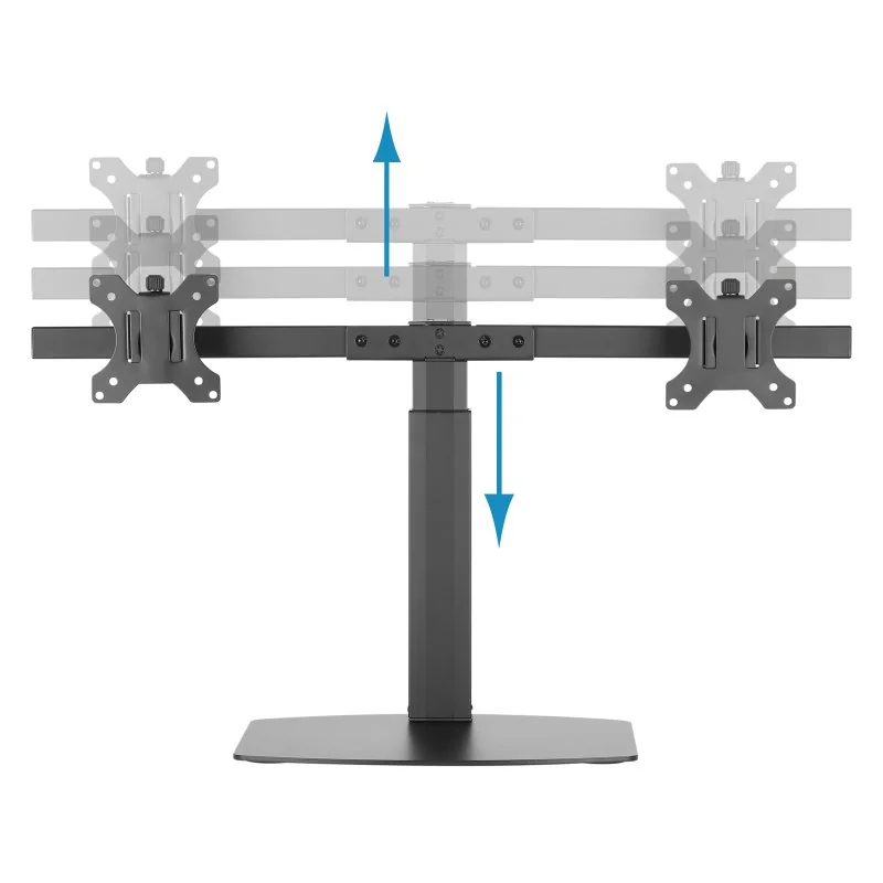 Tooq DB1727TN-B Soporte Monitor Mesa 2Brazos 17-27