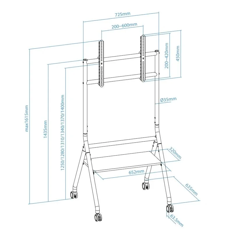Tooq IDreams Soporte suelo pantallas 37"-86"