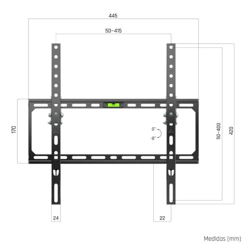 iggual SPTV15-L Soporte TV pared Incl 21"-75" 45kg