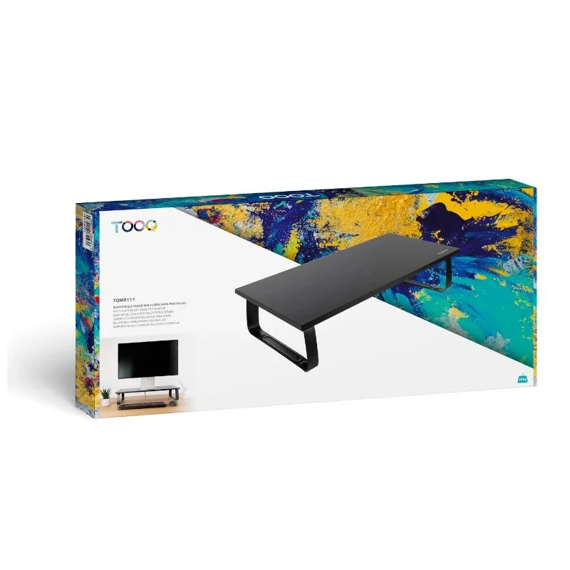 Tooq TQMR111 Soporte elevador monitores madera