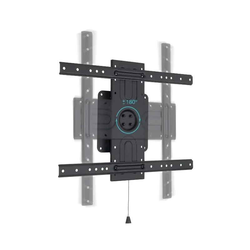 Tooq LP3780F-R Soporte pared rotación 360º Negro