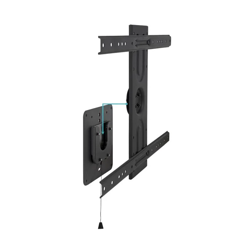 Tooq LP3780F-R Soporte pared rotación 360º Negro