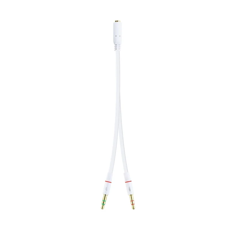 Nanocable Cable Audio Jack 3.5/H 2xJack 3.5/M 20cm