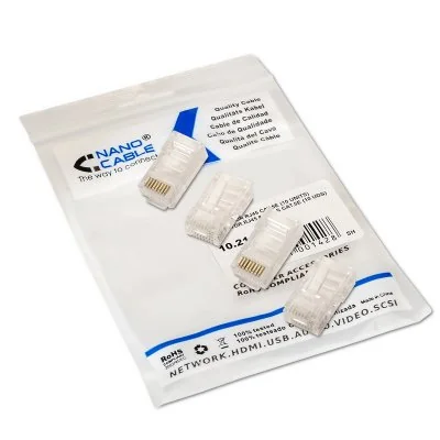 Nanocable Conector RJ45 Categoria 5 UTP 100 Und.