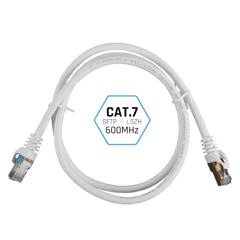 iggual Latiguillo CAT7 SFTP LSZH 3 metros blanco
