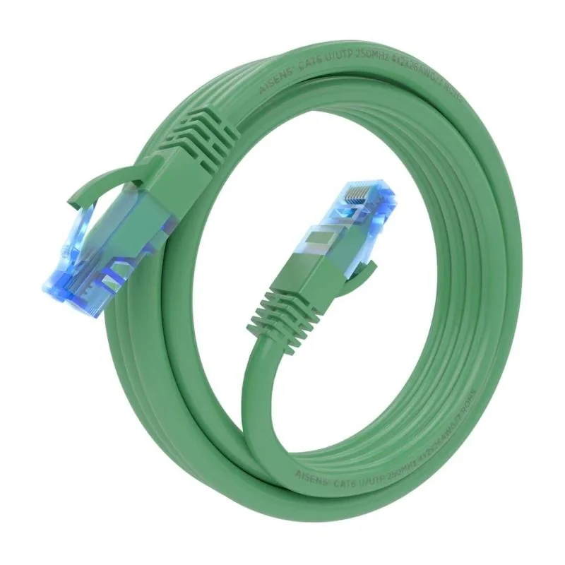 Aisens Cable RJ45 CAT.6 UTP AWG26 CCA Verde 3.0m