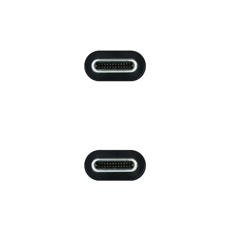 Nanocable Cable USB 3.1GEN2 5A USB-C/M-M 1,5 M