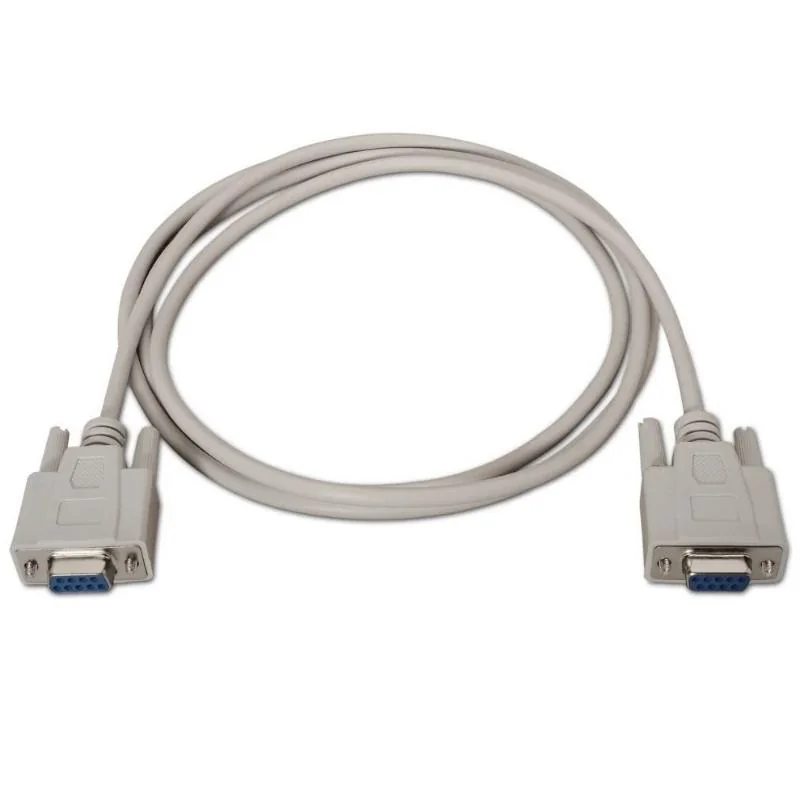 Aisens Cable Serie Null Modem DB9/H-DB9/H 1.8m