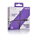 NGS CABLE CARGA RAPIDA USB A-USB-C 2,01 MT 480BPS
