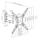 EWENT EW1525 Soporte pared TV ext 3 pivot 23-55"