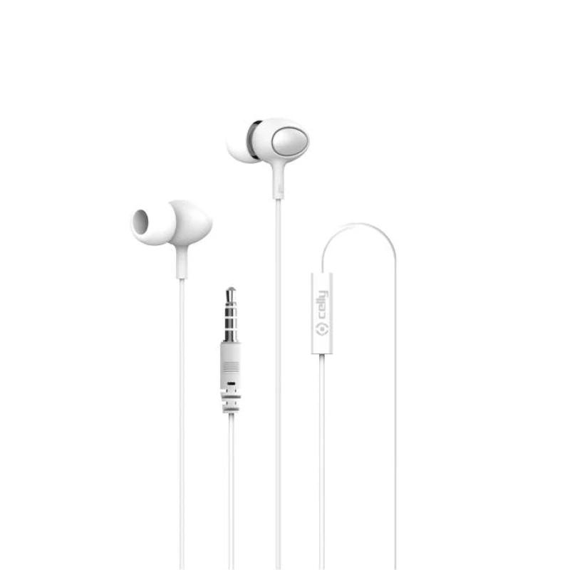 Celly Auriculares con micrófono Jack 3.5 ST Negro
