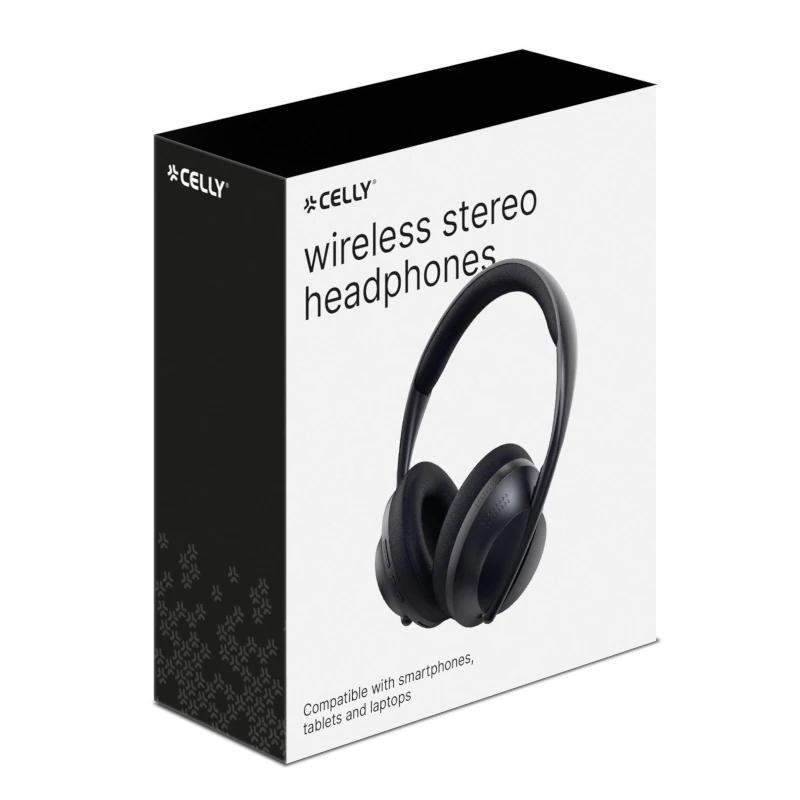 Celly Auricular Diadema Inalámbrico ARCHBEAT Negro