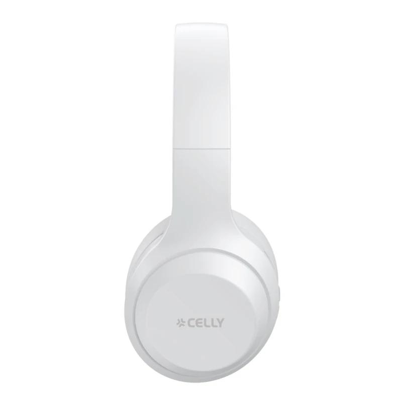 Celly Auricular Diadema Inalámbrico WAVEBEAT Blanc