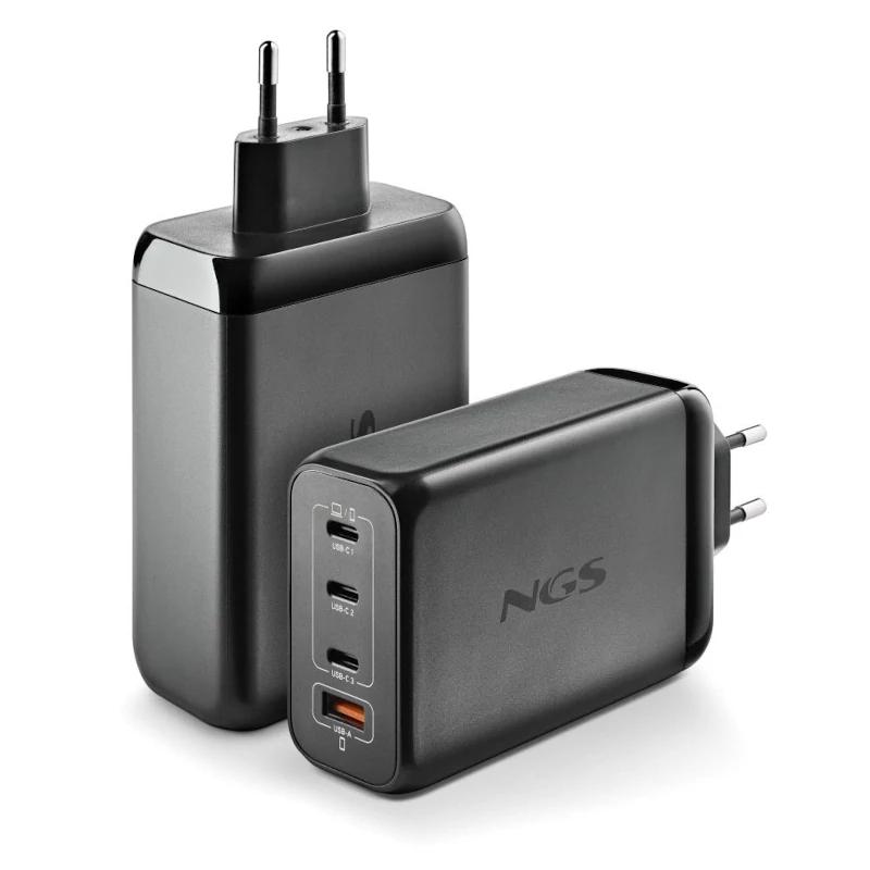 NGS CARGADOR ULTRARAPIDO240W 4 PUERTOS 3USB-C 1 US
