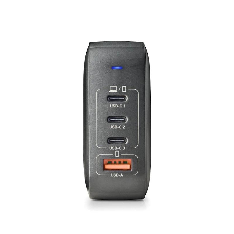 NGS CARGADOR ULTRARAPIDO165W 4 PUERTOS 3USB-C 1 US