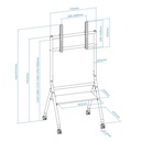 Tooq IDreams Soporte suelo pantallas 37"-86"