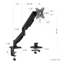 iggual SPMP01-A Soporte pinza 1 monitor 17-32" pro