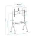 Tooq FS20208M-B Soporte suelo iSTAR 55"-100"