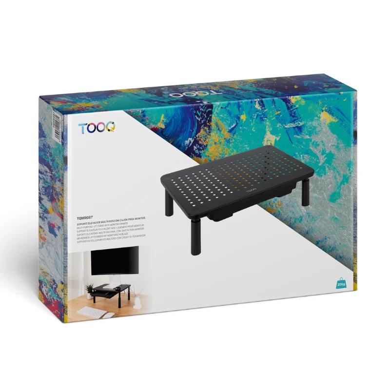 Tooq TQMR087 Soporte elevador monitores con cajón