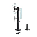 Tooq DB1131TN-B Soporte mesa 17-32" Negro