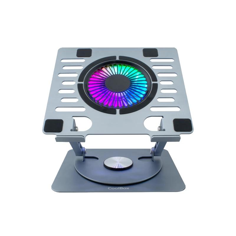 COOLBOX Base refrigerac.Portátil COOLAIR 1vent RGB