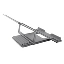 COOLBOX Soporte Portátiles 17" Regulable Aluminio