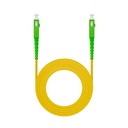 Nanocable Cable fibra SC/APC LSZH Amarillo 15m