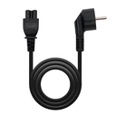 Nanocable Cable Alim. trébol, CEE7 -M-C5-H, 3 m